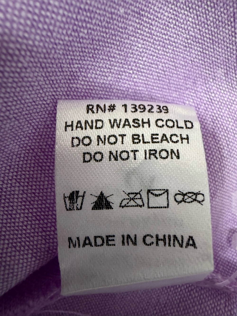 Tuckernuck POMANDER PLACE Oxford Harris in Lavender Purple Shirt Dress XS - Picture 6 of 7